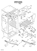 LINER, LIT/OPTIONAL Diagram and Parts List for 3XART716GG01  Whirlpool Refrigerator