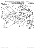 Part Location Diagram of 3398983 Whirlpool HARNS-WIRE