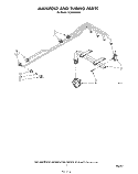 MANIFOLD AND TUBING Diagram and Parts List for SC8900EMH0  Whirlpool Cooktop