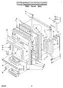 REFRIGERATOR DOOR Diagram and Parts List for ET25DKXAB00  Whirlpool Refrigerator