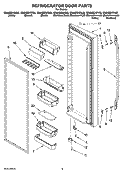 Part Location Diagram of W10135840 Whirlpool HANDLE