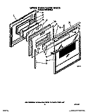 Part Location Diagram of 3181318 Whirlpool Handle, Oven Door