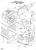 LINER Diagram and Parts List for ET20NMXDW01  Whirlpool Refrigerator