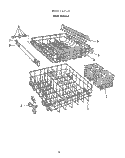 RACK Diagram and Parts List for 8597L00  Roper Dishwasher