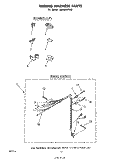 WIRING HARNESS Diagram and Parts List for LA6500XPW0  Whirlpool Washer