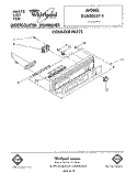 CONSOLE Diagram and Parts List for DU8500XT4  Whirlpool Dishwasher