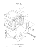TUB , LITERATURE AND OPTIONAL Diagram and Parts List for DP3000XRN4  Whirlpool Dishwasher