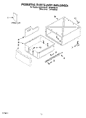 PEDESTAL Diagram and Parts List for GHW9100LQ1  Whirlpool Washer