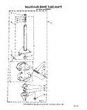 BRAKE AND DRIVE TUBE Diagram and Parts List for LA5578XTN1  Whirlpool Washer