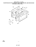 FULL GLASS UPPER OVEN AND LOWER BROILER Diagram and Parts List for 1053B1A  Roper Wall Oven
