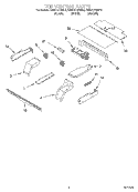 TOP VENTING, OPTIONAL Diagram and Parts List for KEBC177HBL0  KitchenAid Wall Oven