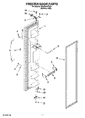 Part Location Diagram of WP2254604S Whirlpool Handle