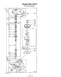 GEARCASE Diagram and Parts List for LA7900XSW1  Whirlpool Washer