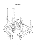 FRAME Diagram and Parts List for 8597L00  Roper Dishwasher