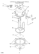 UPPER AND LOWER TANK SHELL Diagram and Parts List for KHWS160VAL8  KitchenAid Miscellaneous