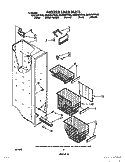 FREEZER LINER Diagram and Parts List for ED22DWXTG05  Whirlpool Refrigerator