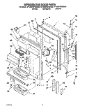 REFRIGERATOR DOOR Diagram and Parts List for ET25DQRBW00  Whirlpool Refrigerator
