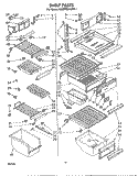 SHELF , LIT/OPTIONAL Diagram and Parts List for ED22MK1LWR1  Whirlpool Refrigerator