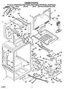 LINER PARTS Diagram and Parts List for GR2SHTXML00  Whirlpool Refrigerator