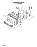 FREEZER DOOR Diagram and Parts List for KTRS22KXAL00  KitchenAid Refrigerator
