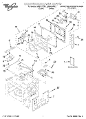 CONVECTION OVEN, LITERATURE Diagram and Parts List for GM8131XEB1  Whirlpool Microwave