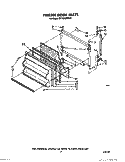 FREEZER DOOR Diagram and Parts List for RT14CKXVW12  Roper Refrigerator
