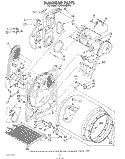 BULKHEAD Diagram and Parts List for KGYE900SWH1  KitchenAid Dryer