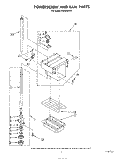 POWERSCREW AND RAM Diagram and Parts List for TF8500XRP2  Whirlpool Trash Compactor