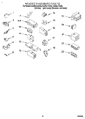 WIRING HARNESS Diagram and Parts List for 8LSR6114AN0  Whirlpool Washer