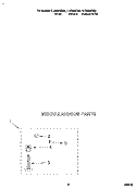 MISCELLANEOUS Diagram and Parts List for LLV8233BN0  Whirlpool Washer