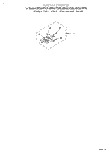 LATCH Diagram and Parts List for GBD307PDS6  Whirlpool Wall Oven