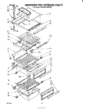 REFRIGERATOR INTERIOR Diagram and Parts List for EHD261MMWR2  Whirlpool Refrigerator