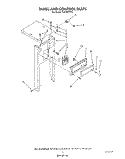 PANEL AND CONTROL Diagram and Parts List for TU4100XTP3  Whirlpool Trash Compactor