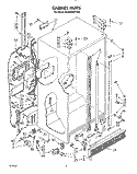 Part Location Diagram of 1110605 Whirlpool Front Mullion Rail (Platinum)