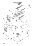 ICEMAKER PARTS, PARTS NOT ILLUSTRATED Diagram and Parts List for 4KSRS22CHT03  KitchenAid Refrigerator