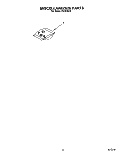 MISCELLANEOUS, LIT/OPTIONAL Diagram and Parts List for WU3006X3  Roper Dishwasher