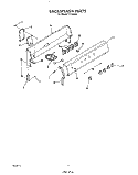 BACKSPLASH , LIT/OPTIONAL Diagram and Parts List for F7108W0  Roper Range