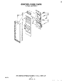 Part Location Diagram of 60776 Whirlpool clock, l.e.d.