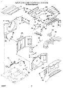 AIRFLOW AND CONTROL Diagram and Parts List for ACQ214XA0  Whirlpool Air Conditioner