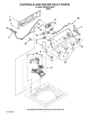 Part Location Diagram of W10723788 Whirlpool USE WPL W10831166