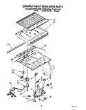 COMPARTMENT SEPARATOR Diagram and Parts List for ET20PKXZN00  Whirlpool Refrigerator