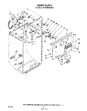LINER Diagram and Parts List for ET18AKXLWR0  Whirlpool Refrigerator