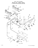 BODY Diagram and Parts List for 1435W0A  Roper Range