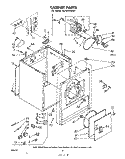 Part Location Diagram of 343630 Whirlpool Cover, Block