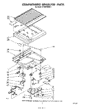 COMPARTMENT SEPARATOR Diagram and Parts List for ET16AKXRWR1  Whirlpool Refrigerator