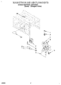 MAGNETRON AND AIR FLOW, OPTIONAL Diagram and Parts List for RM770PXAB1  Whirlpool Wall Oven