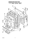 REFRIGERATOR DOOR Diagram and Parts List for ET22DKXAW04  Whirlpool Refrigerator