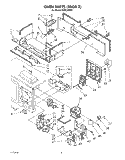 SECTION Diagram and Parts List for KHMC106S0  KitchenAid Microwave