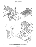 SHELF Diagram and Parts List for ET18MK1LWR2  Whirlpool Refrigerator