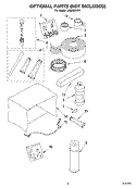 OPTIONAL Diagram and Parts List for ACM052XK1  Whirlpool Air Conditioner